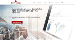 Desktop Screenshot of converclick.com